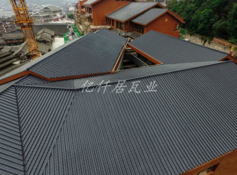 仿古小青瓦用在屋脊时要怎么安装