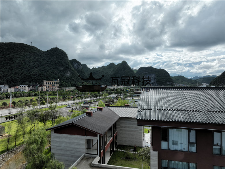 成都仿古小青瓦建筑魅力无限，传承中华传统建筑文化